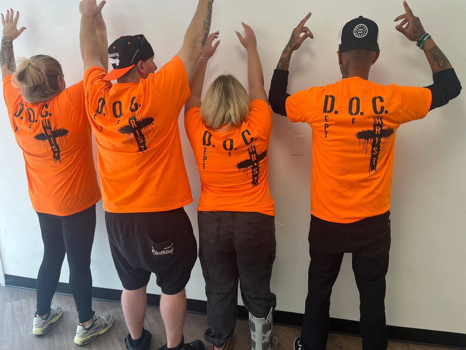 DOC Recovery Community Back View - NVUS Hearts